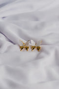 Ivory Glow Butterfly Earrings