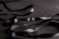 Royal Rose Pearl Stud Earrings