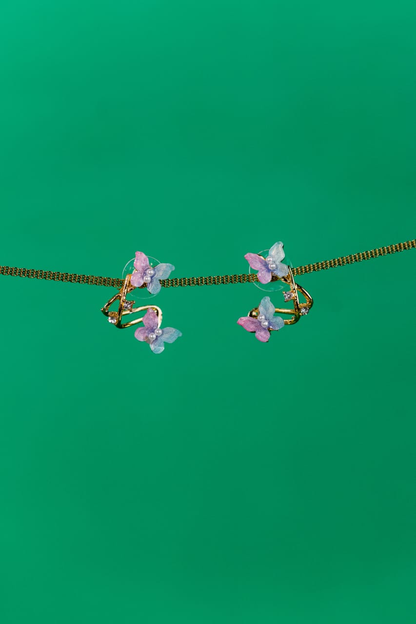 Blossom Breeze Butterfly Earrings