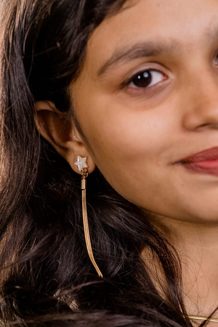 Gold star Earrings