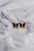 Midnight Glow Butterfly Earrings