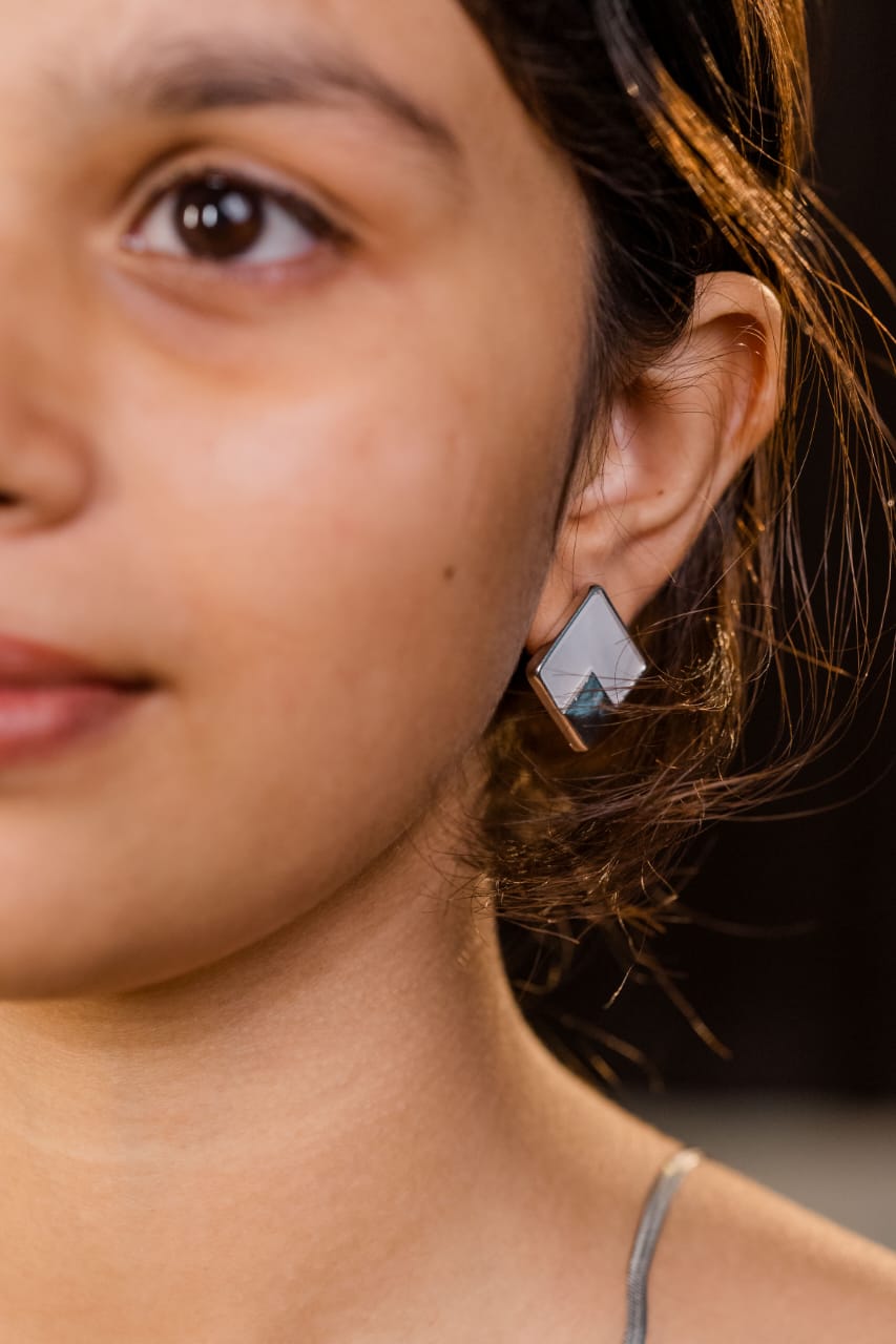 Modern Edge Geometric Earrings