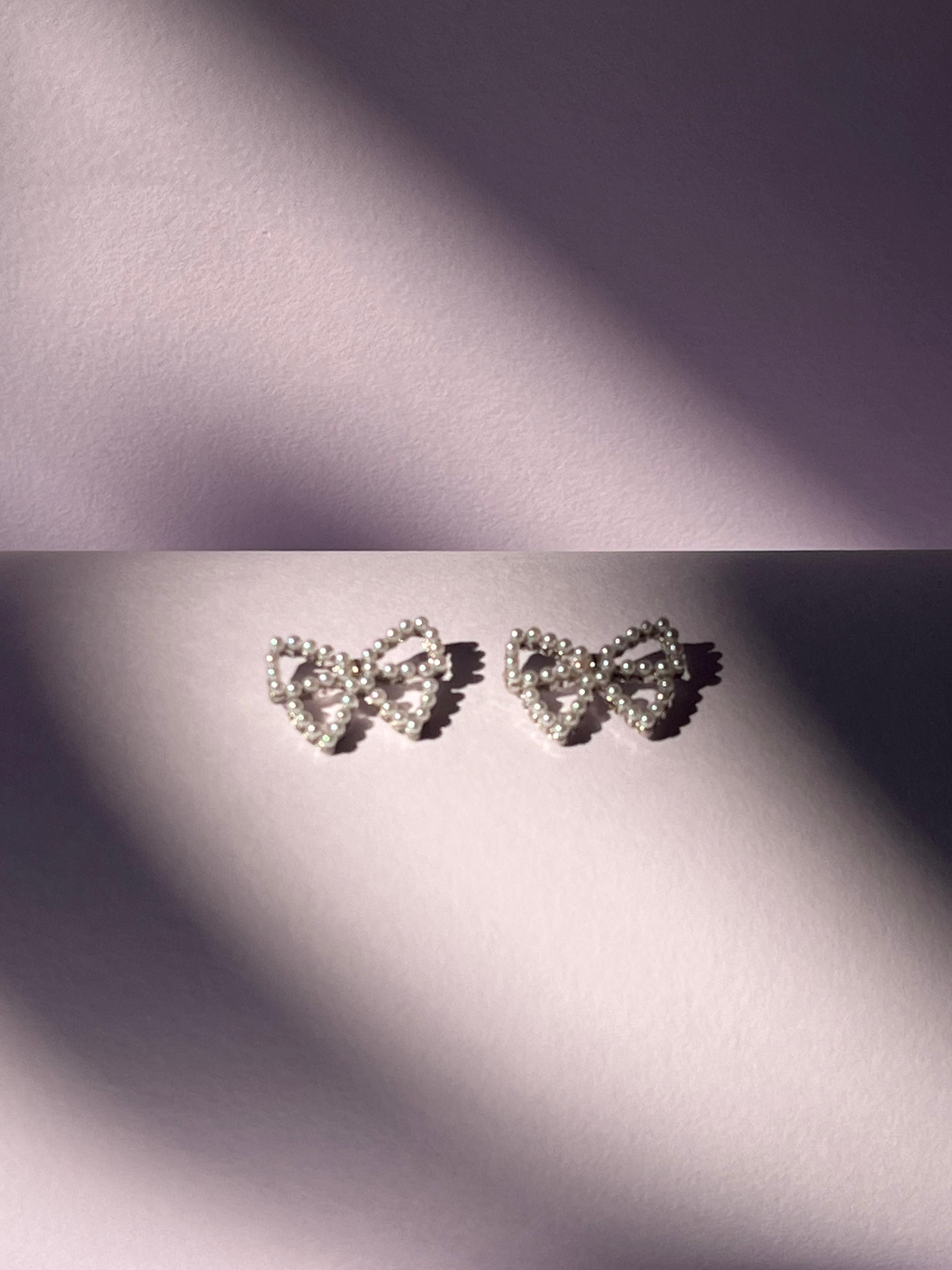Sparkle Bow Knot Earrings