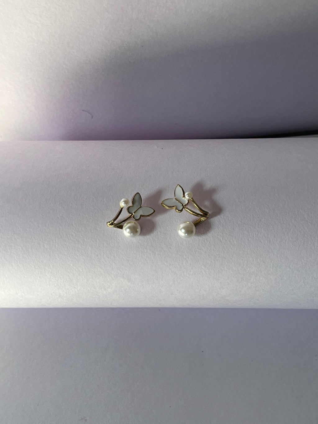 Pearl Vine Drop Earrings