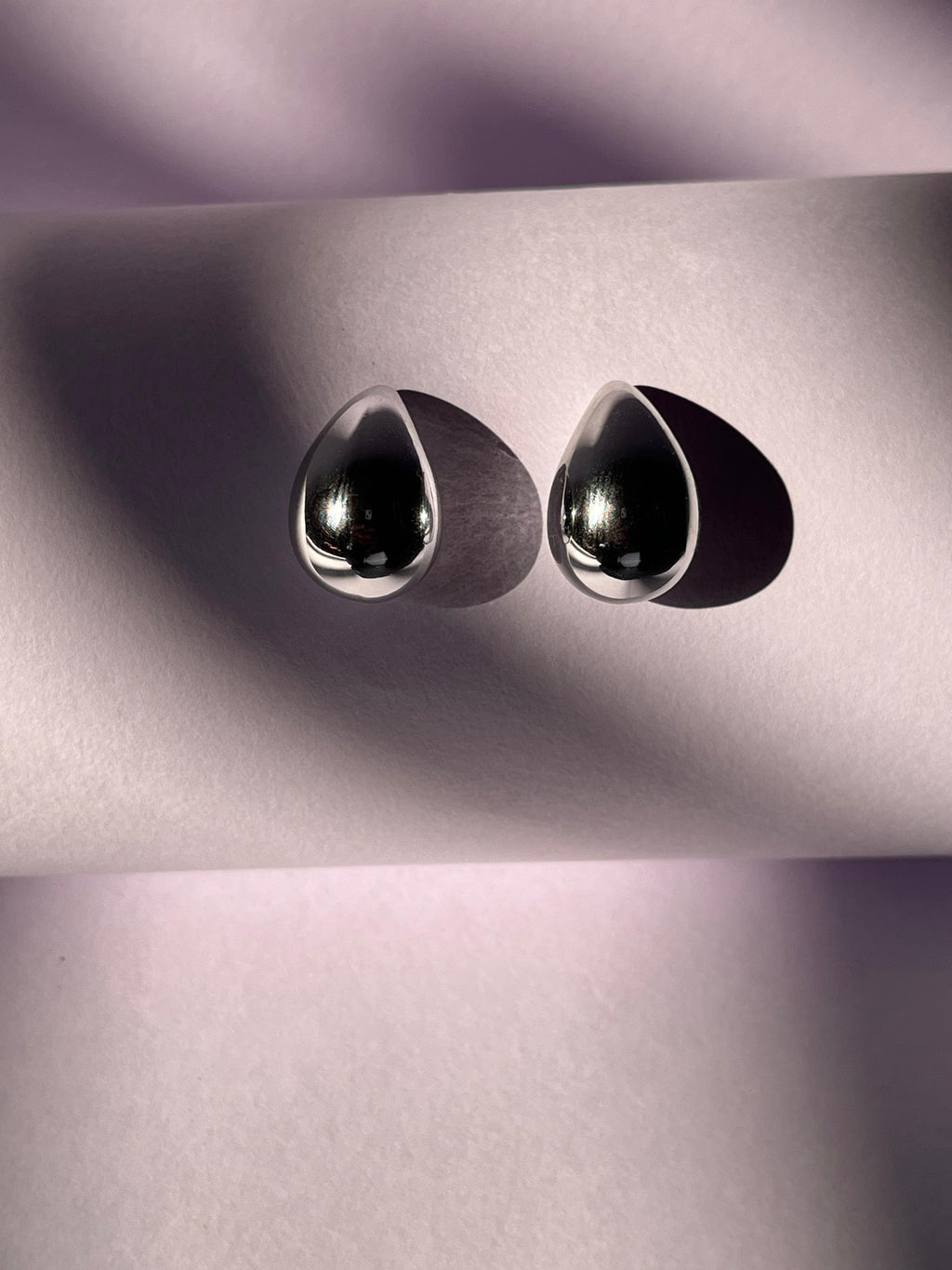 Silver Dew Drop Earrings